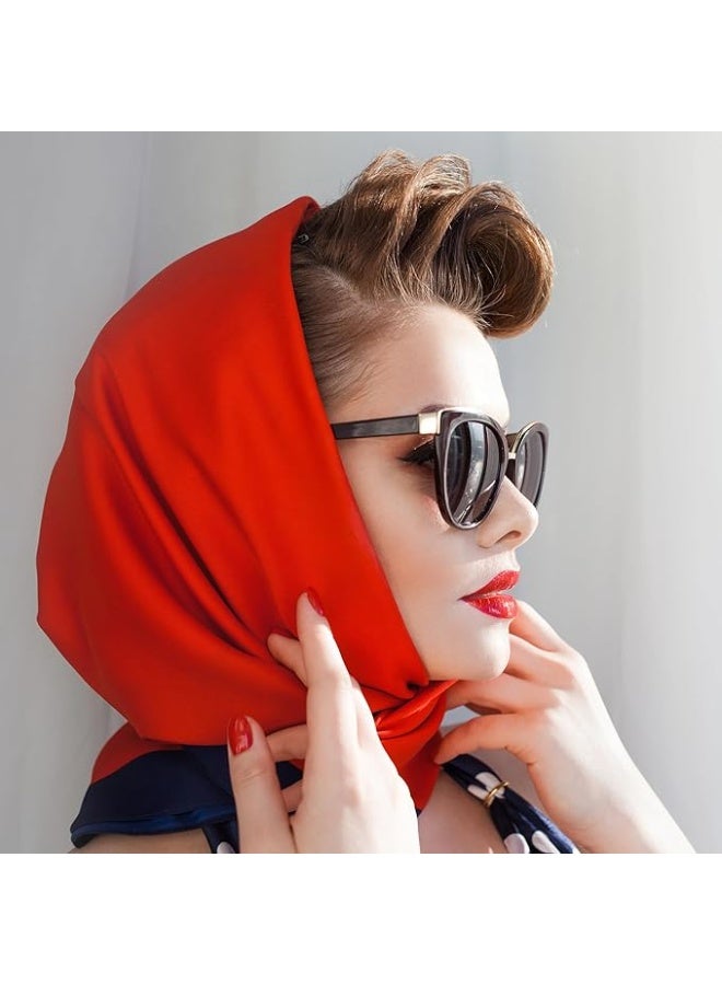 شيفون وشاح شريط رقبة وشاح مربع منديل 26 "x26" - Image 5